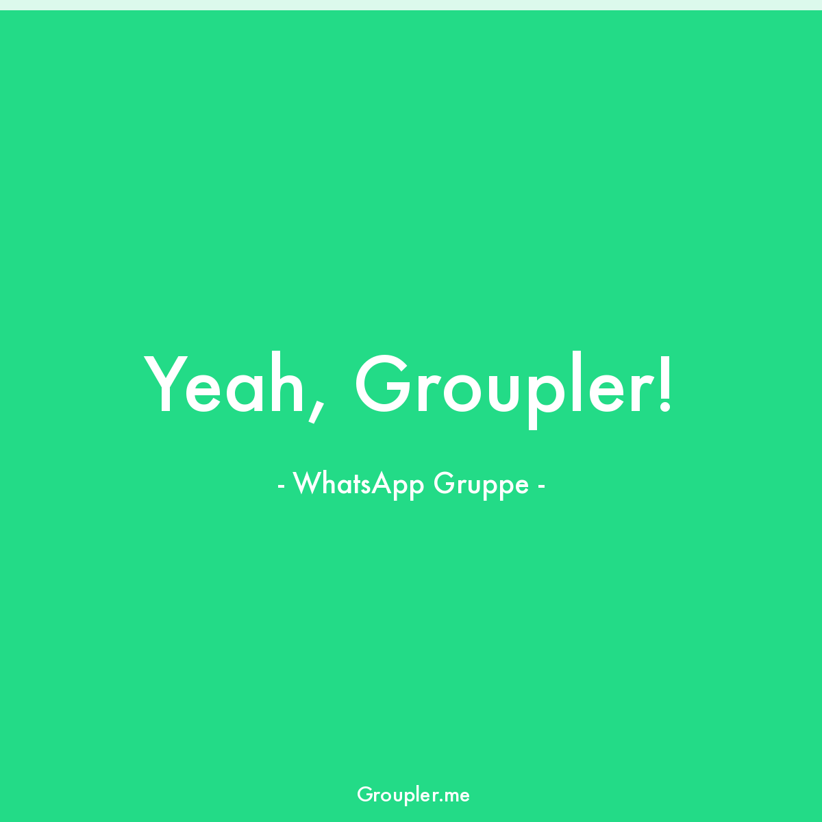 Groupler.me | Coole Dudes WhatsApp Gruppe